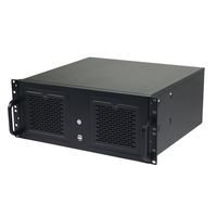 Fourniture du fabricant Boîtier de montage en rack 19 pouces Profondeur 350mm Châssis de serveur court industriel 4U