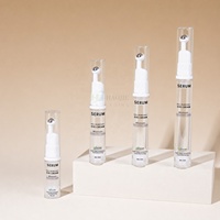 En stock – Flacon airless vide pour massage des yeux avec bille roulante en acier inoxydable, contenants de 5 ml, 10 ml, 12 ml, 15 ml pour sérum