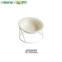 Mangeoire double inclinée en céramique ORIENPET & OASISPET pour animaux de compagnie, protection du cou, anti-renversement, JJFD24365