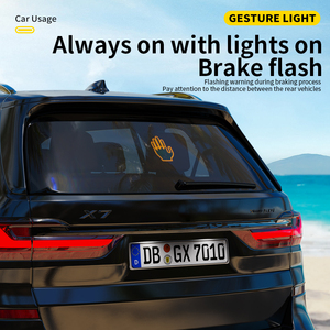 <span class=keywords><strong>Lumière</strong></span> LED universelle pour voiture, geste <span class=keywords><strong>de</strong></span> la main, signal d'avertissement amusant contre la <span class=keywords><strong>rage</strong></span> au volant, <span class=keywords><strong>lumière</strong></span> LED pour la vitre arrière du camion - Product Image 2