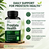 Capsules de santé de la prostate pour hommes, marque privée OEM, compléments alimentaires à base de plantes pour la santé de la prostate masculine