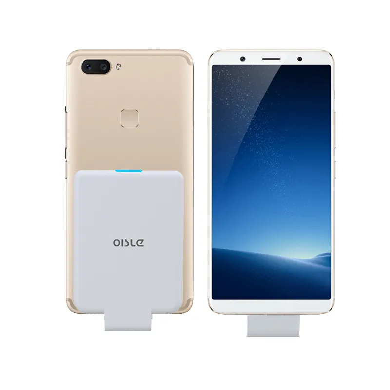 OISLE Ultra ince cep telefonu pil paketi hızlı şarj Usb pil kılıfı için Huawei