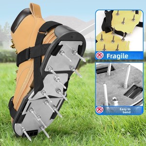 Zapatos Aireadores de Césped Azules Nuevos con Clavos para Tierra y Herramienta de Jardín con Pala Pequeña para Jardín Inflable - Product Image 3