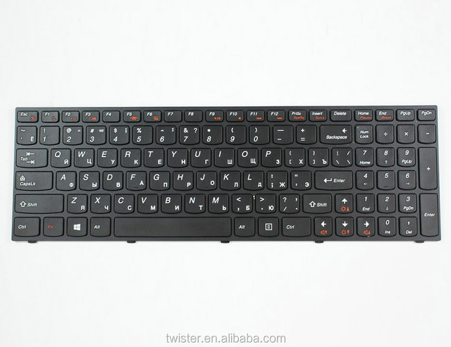 Replacement Laptop Keyboard for LENOVO M5400 B5400 Rus Black Frame