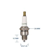 Bougie d'allumage de remplacement standard BELSON E5TC/E6TC/E7TC/F5TC/F7TC pour moteurs de générateurs à essence 168F/170F/188F/192F pour l'alimentation extérieure
