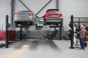 CE certificata intelligente doppio ampio 4 Post Car Lift 4.0 T in acciaio per parcheggio auto - Product Image 6