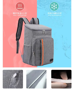 Custom Logo Leakproof Bulk Best Travel Weekender Food Delivery Beer Wine Picnic Insulated Thermal Ice <strong>Lunch</strong> Cooler Bag <strong>Backpack</strong> - Product Image 4