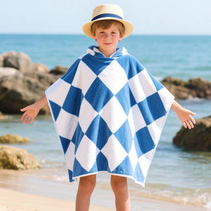 Albornoz Infantil Personalizado de Microfibra con Capucha y Estampado de Dibujos Animados, Toalla de <span class=keywords><strong>Baño</strong></span> Tipo <span class=keywords><strong>Capa</strong></span> para <span class=keywords><strong>Playa</strong></span> de Verano - Product Image 3