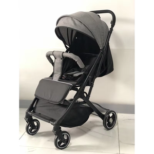 Lightweight Double Baby Stroller Easy-to-Fold Fabric with Iron Pipe One-Hand Portable Travel <strong>Pram</strong> Kids' Car Seat - Product Image 6