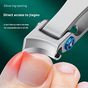 Di alta qualità <span class=keywords><strong>professionale</strong></span> in acciaio inox Nail Clipper macchina all'ingrosso Toe Clipper strumenti di taglio per le dita - Product Image 2
