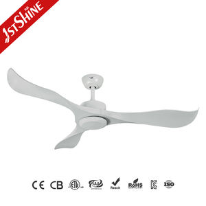 1stshine Ventilateur de plafond extérieur en plastique étanche de 52 pouces avec 3 pales en plastique - Product Image 1