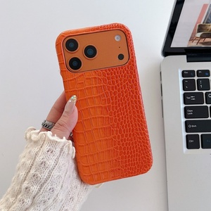 เคสโทรศัพท์มือถือลายหนังจระเข้สุดหรู ฝาหลังแข็ง สำหรับ iPhone 11 12 13 14 15 16 17 pro max ของแท้จากโรงงาน - Product Image 2