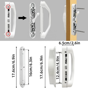 Khóa cửa kéo trượt Zhen Jian, thị trường Úc và Mỹ, bán chạy, chất liệu kẽm và nhôm - Product Image 3