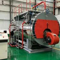 Chaudière à vapeur horizontale entièrement automatique au diesel et au gaz naturel, résistante à la corrosion, prix usine, pour le chauffage des usines de boissons