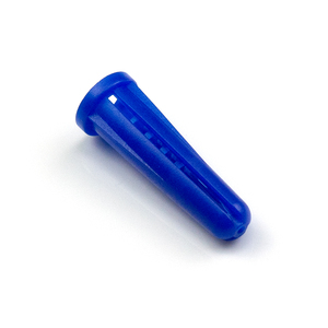 Azul Liso y texturizado 1/4 \ "Anclajes cónicos de plástico PE Anclaje de expansión Enchufes de pared Enchufe de pared común Anclajes de pared de plástico - Product Image 6