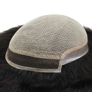 Injectie Kant Toupetje Mannen 6 Inch Remy Indian Haar Kant Front Ondekbaar Haarstuk Toupetje - Product Image 6