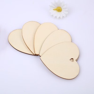Plakat Hati Kayu Buatan Tangan OEM, Dipoles, Multifungsi, Bentuk Kustom, Gaya Seni, Kenang-kenangan Romantis untuk Pacar - Product Image 2