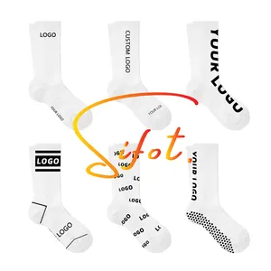 Sifot Wholesale Custom Jacquard Logo Package of Socks Boxers and a Towel Non-slip Grips Funny Happy Socks