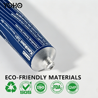 Tube cosmétique vide PBL YOHO 60ml 80ml avec bouchon à vis, impression personnalisée sérigraphiée et estampage or pour emballage de crème pour les mains OEM ODM CE