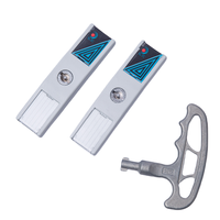 Panneau électrique en acier inoxydable, finition usinée CNC, serrure Rittal Ms896-A3, étanche et durable