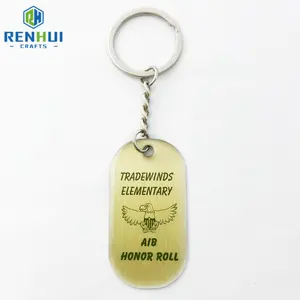 Factory Supply No Minimum Cheap Zinc Alloy llaveros de metal Stamping Custom Logo Keychains in Bulk for Promotion