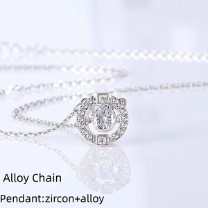 Collar de Aleación de Cristal SW de Diseño, Collar de Mujer, Joyería de la Serie 'Corazón Pulsante', el Mejor Regalo para el Día de San Valentín - Product Image 2