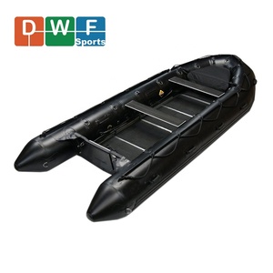 EN/CE Nhà Máy Giá Bán Buôn Phổ Biến 380CM 6 Người <span class=keywords><strong>Inflatable</strong></span> Gấp PVC Zodiac Inflatat Thuyền Xuồng Ba Lá Cho Động Cơ Phía Ngoài - Product Image 3