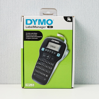 Étiqueteuse portable originale DYMO LabelManager 160 LM160 D1, adaptateur pour étiquettes, ruban de 12 mm de largeur, impression par transfert thermique, imprimante d'étiquettes