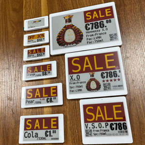 Etiqueta Electrónica de Estante LCD de 2.4 GHz para Suministros de Almacén con Sistema de Estanterías ESL, Compatible con Desarrollo, Pantalla de Tinta Electrónica de 2.6 Pulgadas - Product Image 1