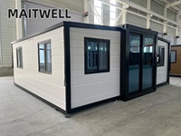 Maison Conteneur Extensible Préfabriquée Complète de 20 pieds – Maison Conteneur de Luxe Préfabriquée Prête à l'emploi