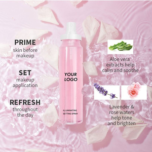 MLM Private Label Matte Setting <b>Spray</b> Rose Water Hydrating Oil Control Makeup Fixer <b>Waterproof</b> OEM ODM Custom Logo - Product Image 2