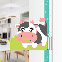 Autocollant mural 3D personnalisé pour cadeau, règle de mesure du tableau de croissance de bébé pour la décoration de chambre d'enfant pour l'industrie maternelle et infantile