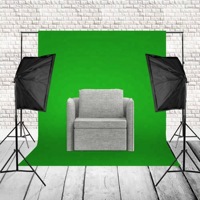 Kit d'éclairage photo avec parapluie de fond pour studio photo