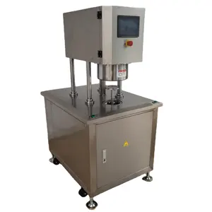 Semi automatic vacuum nitrogen filling sealing machine tin can canning sealing machine for Food & Beverage Factory