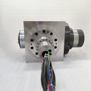 Moteur de broche synchrone à aimant permanent BBT40 12 kW 380 V 2400 tr/min, broche ATC pour centre d'usinage 5 axes, broche refroidie par eau - Product Image 1