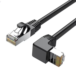 Cat6 Ethernet LAN Cáp trắng RJ 45 Mạng vá dây góc bên phải 90 độ New SSD IPS cho máy tính xách tay Router kết nối internet - Product Image 1