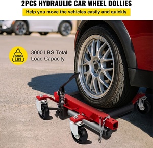 1500LBS Rueda de coche hidráulica Dolly Easy Move Posicionamiento de coche <span class=keywords><strong>Go</strong></span> <span class=keywords><strong>Jack</strong></span> - Product Image 6