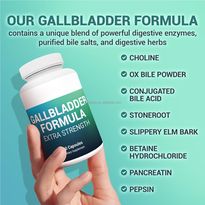 Fórmula OEM para la Vesícula Biliar de Máxima Potencia con Polvo de Bilis de Buey y Ácido Biliar Conjugado, Mezcla Patentada de Enzimas Digestivas - Product Image 3