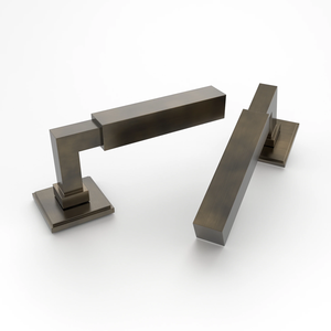 Manija de puerta de zinc de aspecto lujoso con bordes lisos y diseño suave disponible a un precio asequible - Product Image 3