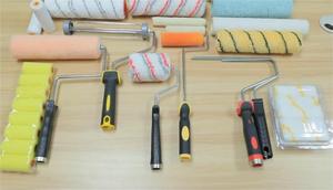 Chine fabrication fournisseur 7 pouces manche en caoutchouc souple acrylique européen peinture rouleau <span class=keywords><strong>brosse</strong></span> mur décoratif maison peinture rouleau <span class=keywords><strong>brosse</strong></span> - Product Image 6