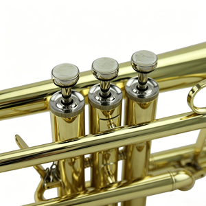 <span class=keywords><strong>Cornet</strong></span> B bémol professionnel Tide Music en laque dorée avec système Tigger - Product Image 6