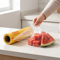 Film alimentaire en PVC pour la cuisine, excellente adhérence, transparent, pour la conservation des aliments