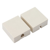 Boîte de jonction téléphonique sans outil à montage en surface pour téléphones RJ11 et RJ45, à port unique