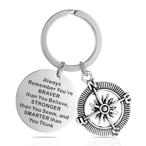 Inspirational Thép Không Gỉ Chữ Vòng <span class=keywords><strong>Keychain</strong></span> La Bàn Quyến Rũ Với Tốt Nhất Bạn Bè Chủ Đề Thời Trang Cổ Điển Phim Hoạt Hình Phong Cách Quà Tặng - Product Image 1