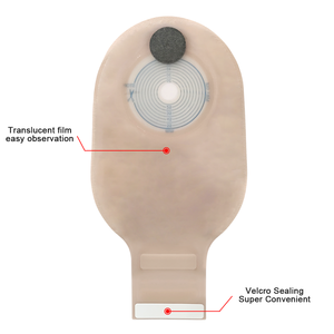 Fournitures de stomie 15mm-60mm Pochette drainable monobloc pour les soins de stomie par lériostomie - Product Image 2