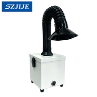 Extracteur de fumée et de poussière de soudure de table 30W, purificateur d'air pour gravure laser, utilisation en salle blanche, avec filtre HEPA 2 étapes et charbon actif