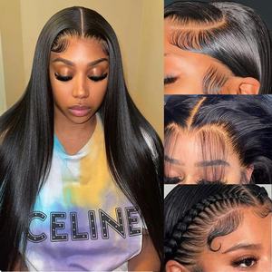 250 Density HD Lace Front <b>Wigs</b> Natural <b>Black</b> Straight for Women 13x4 Human Hair <b>Wig</b> Pre Plucked Glueless Lace Frontal <b>Wigs</b> - Product Image 5