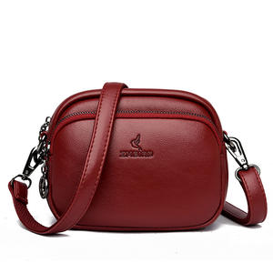 Cartable personnalisé de bonne qualité en cuir PU de couleur élégante pour femmes sac à bandoulière tendance sacs de messager - Product Image 1
