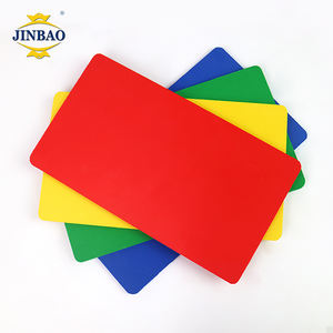 Jinbao ไม้อัดสีขาวขนาดเส้นผ่าศูนย์กลาง4x8ขึ้นรูปตู้ประตูเฟอร์นิเจอร์พีวีซีหนาสีขาวเรียบ - Product Image 2
