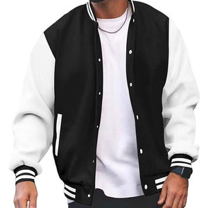 Veste de sport streetwear personnalisée pour hommes, col montant, logo frontal, saison hivernale, couleurs et tailles personnalisées, couleur unie - Product Image 1